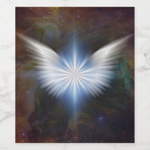 Angel Wings Wine Label