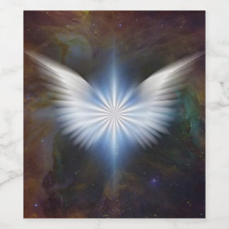 Angel Wings Wine Label