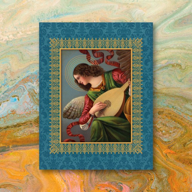 Angel with a Lute Card (Creator Uploaded)