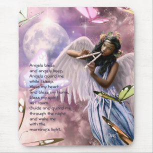 Angel with Butterflies Custom Easter Gift Mousepad