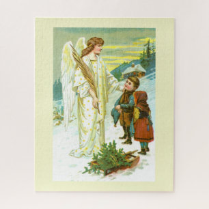 Angel with children jigsaw puzzle