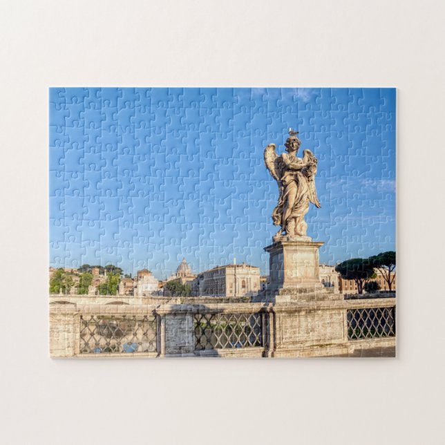 Angel with Crown of Thorns - Sant'Angelo, Rome Jigsaw Puzzle (Horizontal)