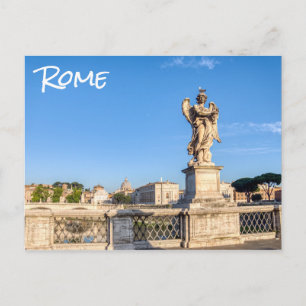 Angel with Crown of Thorns - Sant'Angelo, Rome Postcard