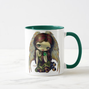 "Angel with Emeralds" Mug