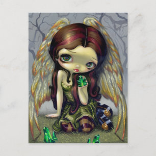 "Angel with Emeralds" Postcard