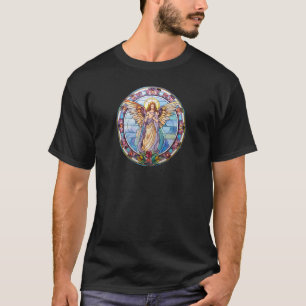 Angel With Halo Christmas Religious Prayer Angels T-Shirt