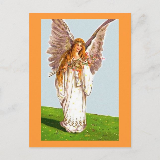 Angel With Kaftan Postcard (Front)