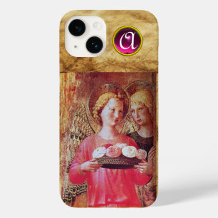 ANGEL WITH ROSES MONOGRAM Case-Mate iPhone 14 CASE