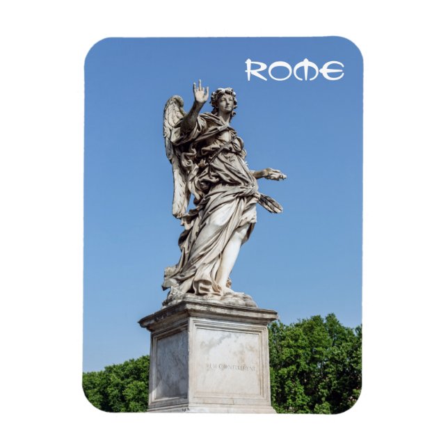 Angel with the Nails at Sant'Angelo bridge - Rome Magnet (Vertical)