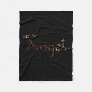 Angel Women Black History Month Colour Men African Fleece Blanket