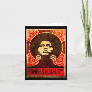 Angela Davis Poster 1971 Sticker  Card