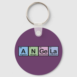 Angela made of Elements Keychain