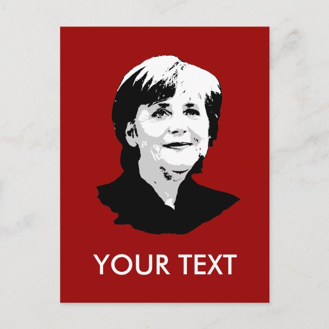 Angela Merkel Postcard (Front)