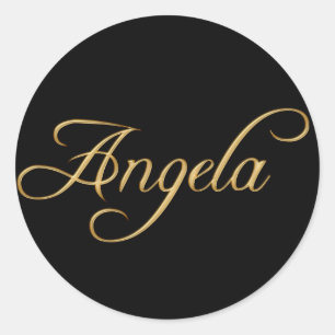 ANGELA Nom Marque Stickers Cadeaux Personnalisés