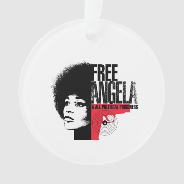 Angela Yvonne Davis Ornament (Front)
