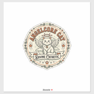Angelcore Cat Angelcore Cat Vintage Vector Art Shi