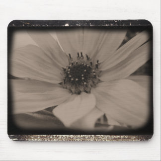 Angeled Sunflower Vintage Look Mouse Pad