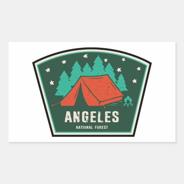 Angeles National Forest Camping Sticker (Front)