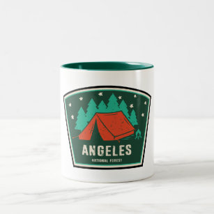 Angeles National Forest Camping Two-Tone Coffee Mug