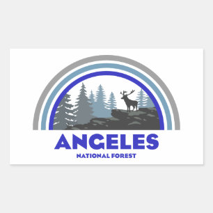Angeles National Forest Rainbow Deer Sticker