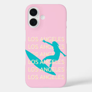 Angeles Travel Art, California, Travel Art, Preppy iPhone 16 Case