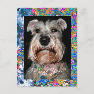 Angelface, I Ruff You! Postcard