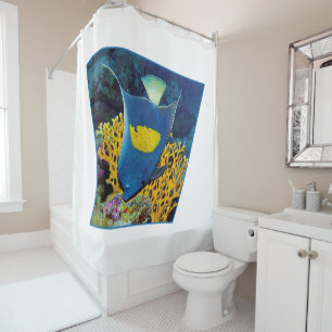 Angelfish at coral reef - Photographic design