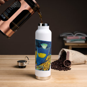 Angelfish at coral reef - Photographic design    Water Bottle