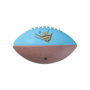 Angelfish cartoon illustration football