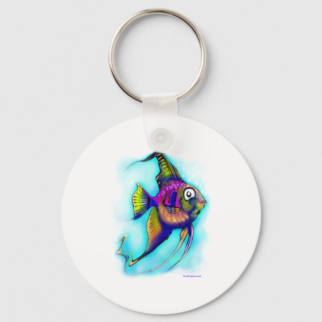 Angelfish Keychain (Front)