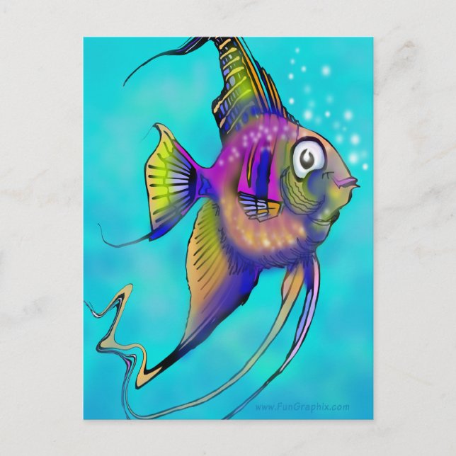Angelfish Postcard (Front)