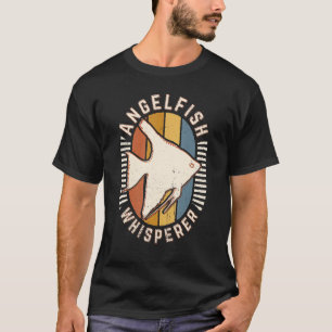 Angelfish Whisperer Vintage Classic Retro Animal L T-Shirt