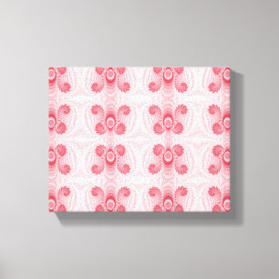 Angelheart Pink Fractal Design Canvas Print