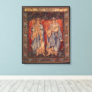 Angeli Laudantes by Sir Edward Coley Burne Jones Canvas Print