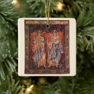 Angeli Laudantes by Sir Edward Coley Burne Jones Ceramic Ornament