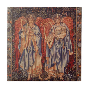 Angeli Laudantes by Sir Edward Coley Burne Jones Tile