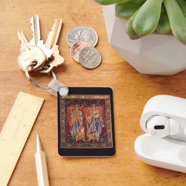Angeli Laudantes (Praising Angels) by Burne Jones Keychain (Desk)