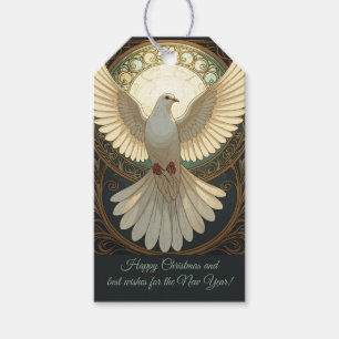 Angelic Dove Vintage Art Nouveau Vector Gift Tags