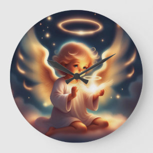 Angelic Glow Wall Clock
