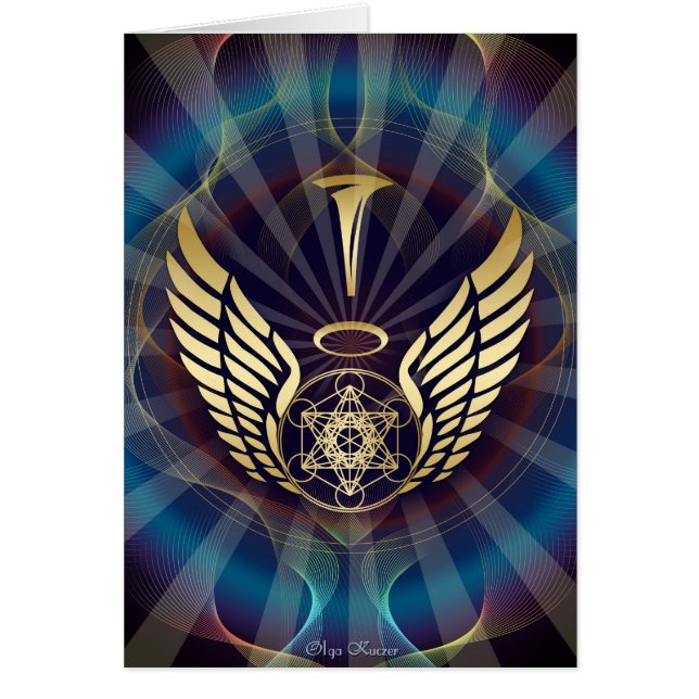 Angelic- Merkaba-Metatron cube (Front)