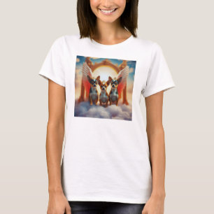 Angelic Paws Above the Clouds T-Shirt