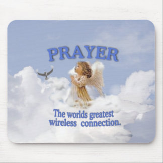 Angelic Prayer Worlds Greatest Wireless Connection Mouse Pad