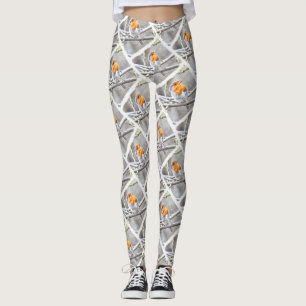 Angelic Robin Watercolor Leggings