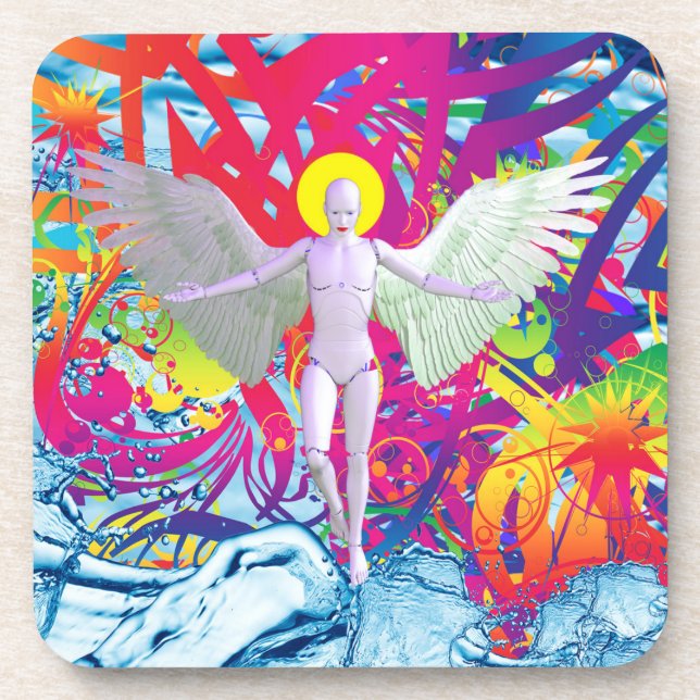 Angelic Robot Coaster (Front)