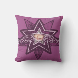 Angelic star add your own photo pillow
