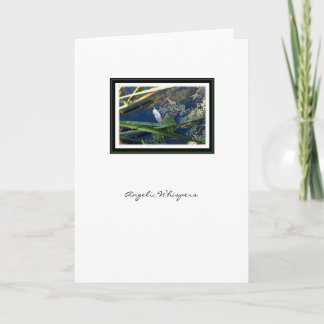 Angelic Whispers Angel Feather - Greeting Card