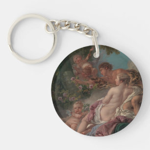 Angelica and Medoro Keychain