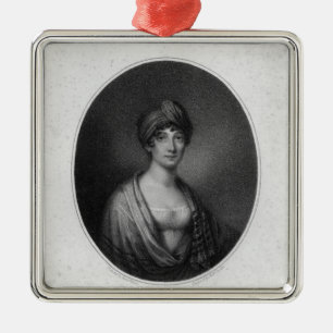 Angelica Catalani, engraved by Antoine Cardon Metal Ornament