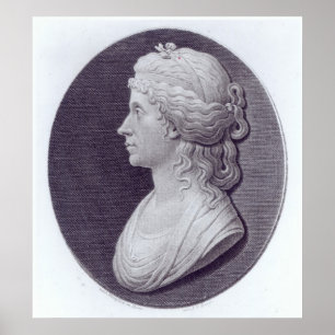Angelica Kauffman, engraved by J.F Bause Poster