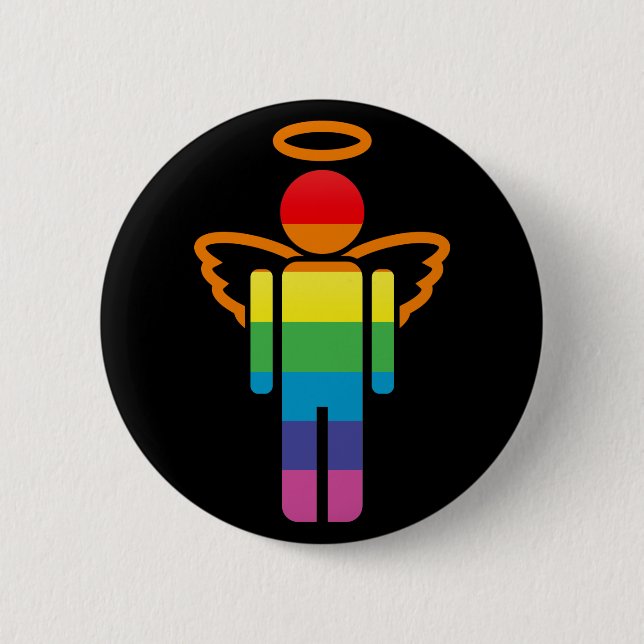 angelicon. 2 inch round button (Front)